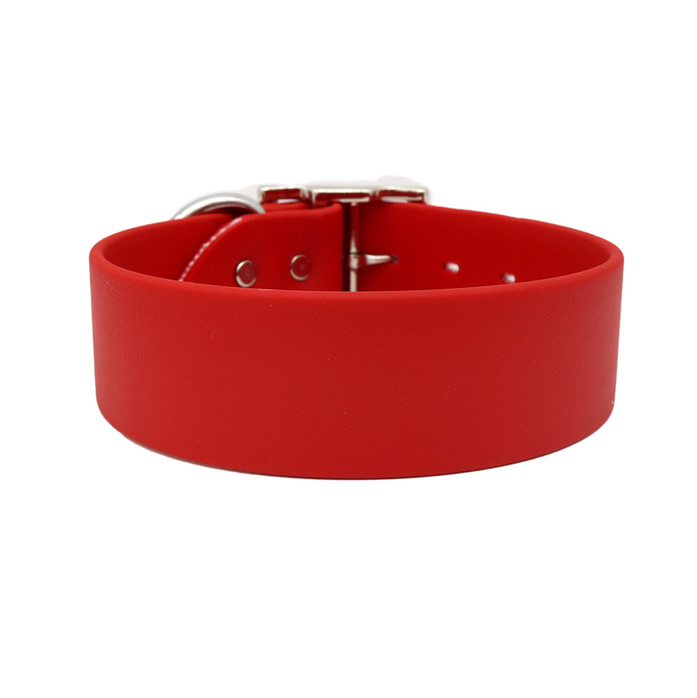 Extra Wide 1.5" Collar in Red
