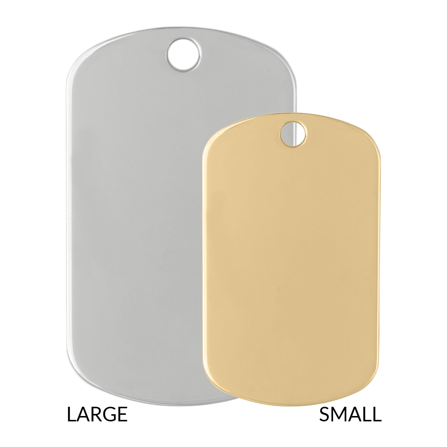 Military Dog ID Tag Sizes Comparison dogIDs