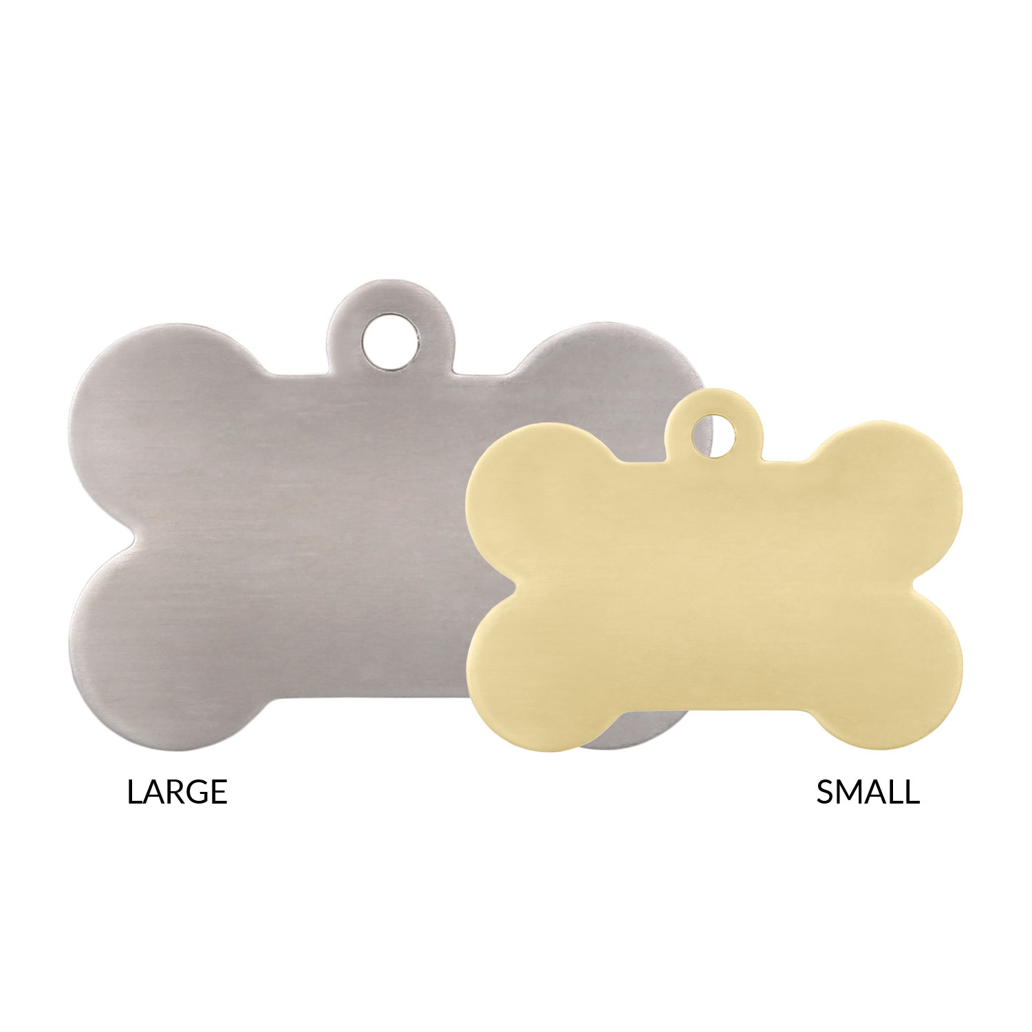 Bone Dog Tag Sizes