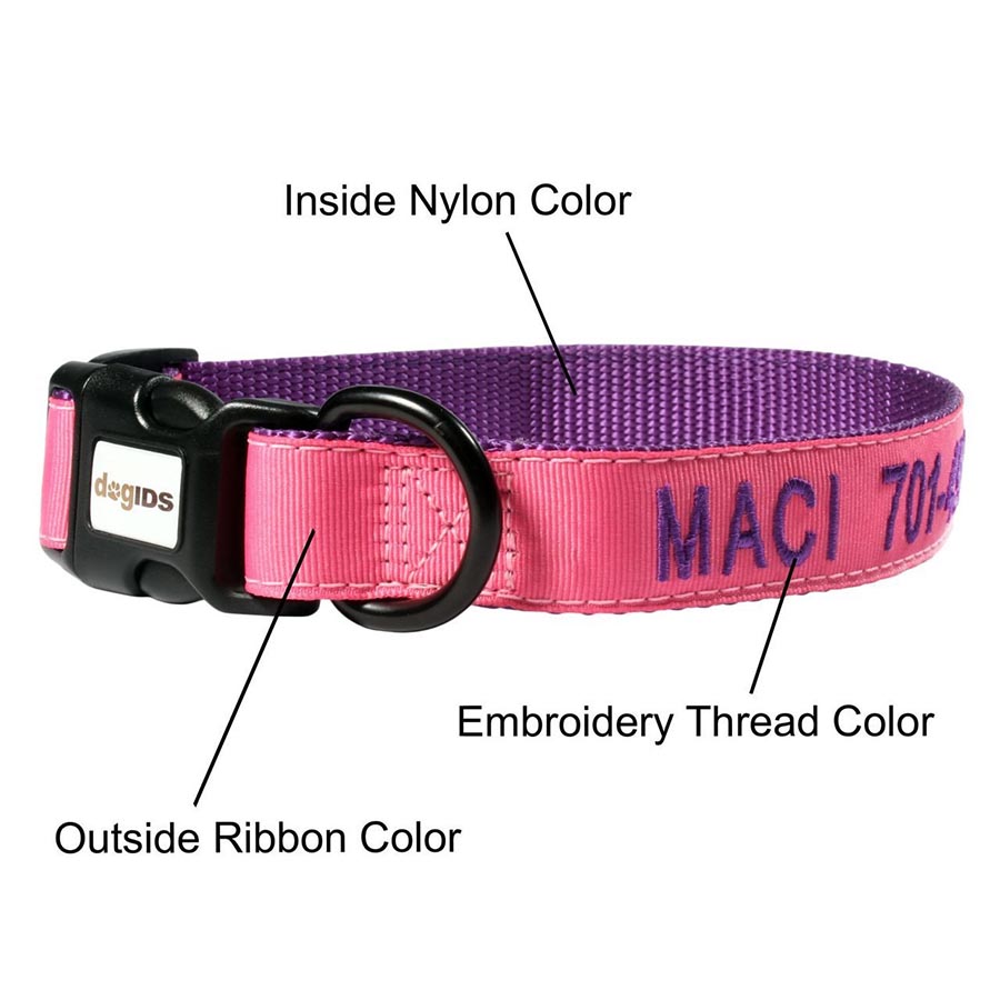 Solid Dog Collars (8 colors available)