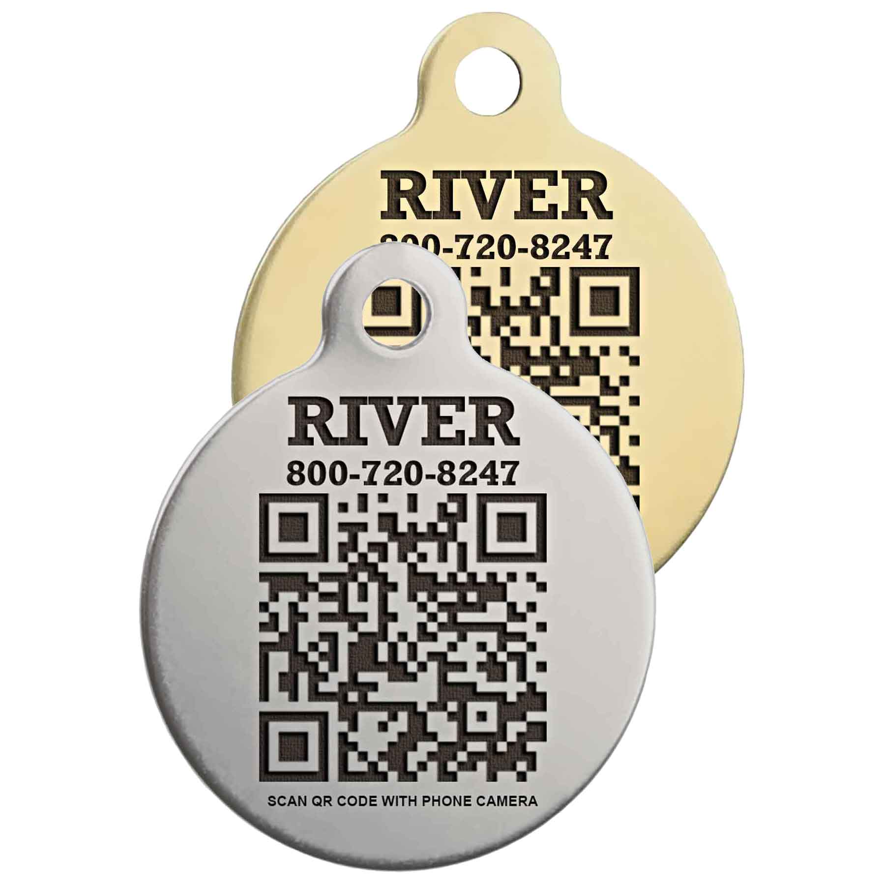 QR Code Dog ID Tags