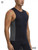 Black Neoprene Vest Men Shaper Large Size Round Neck for Training