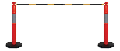 ORANGE BOLLARD & 6KG BASE ORANGE BOLLARD & 6KG BASE