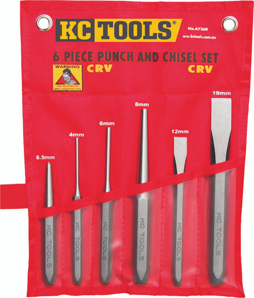 PUNCH & CHISEL 6PC SET