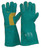GREEN/GOLD WELDERS GLOVES 16