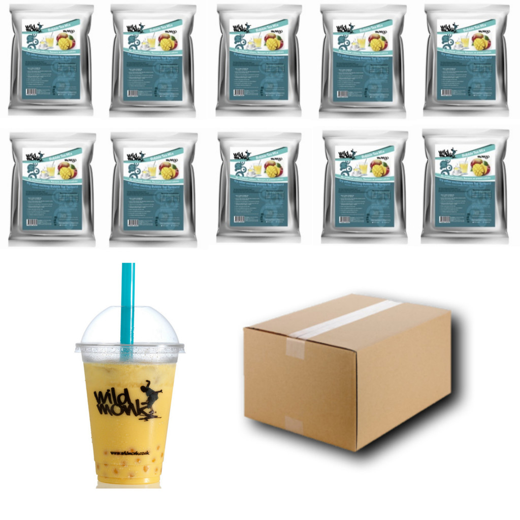 1kg Wild Monk MANGO Premium Bubble Tea Powder (1 Case = 10x1kg units)