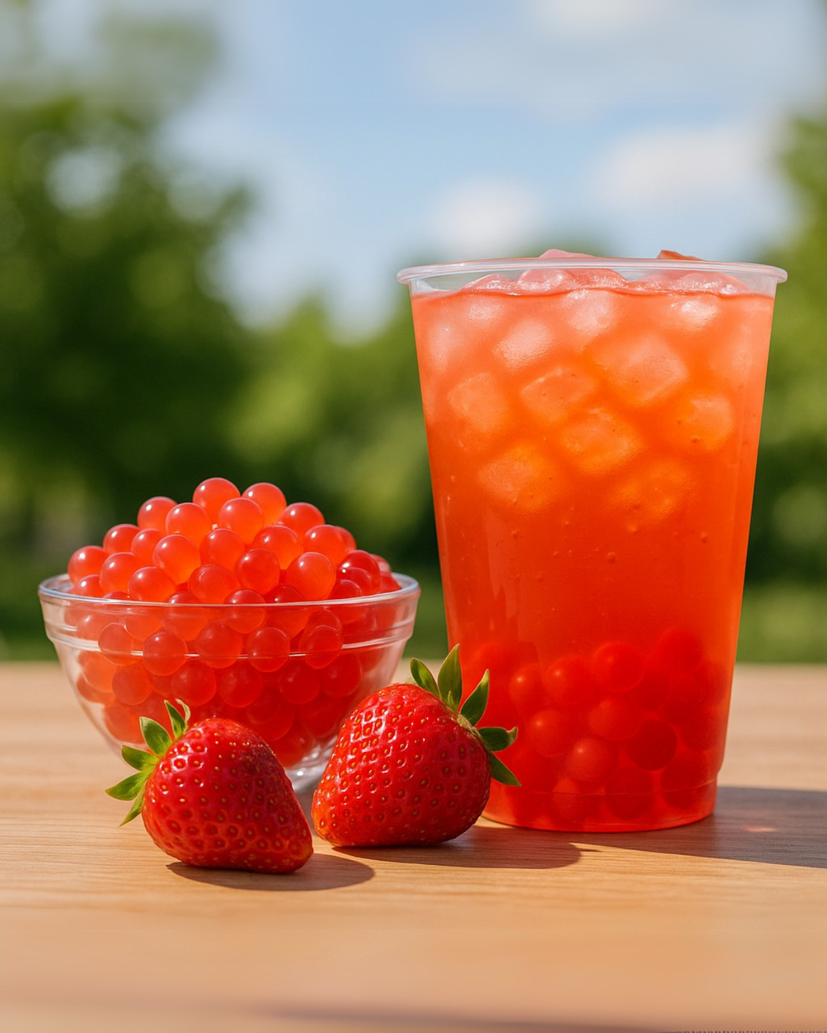 Strawberry Juice Pobbles