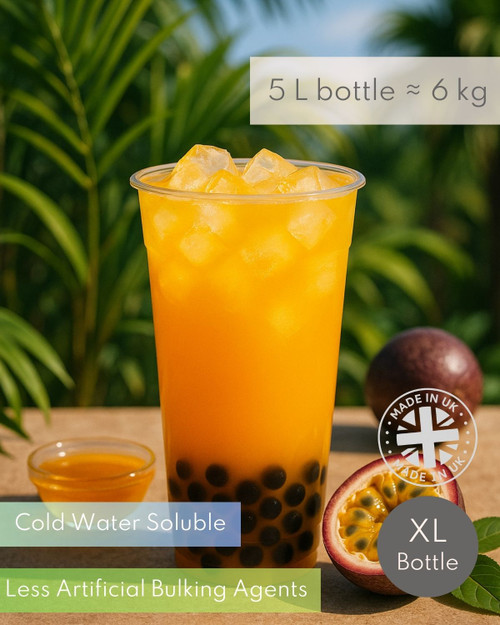 Passionfruit Syrup (5L) – For Bubble Tea, Cocktails, Mocktails, Smoothies & Desserts