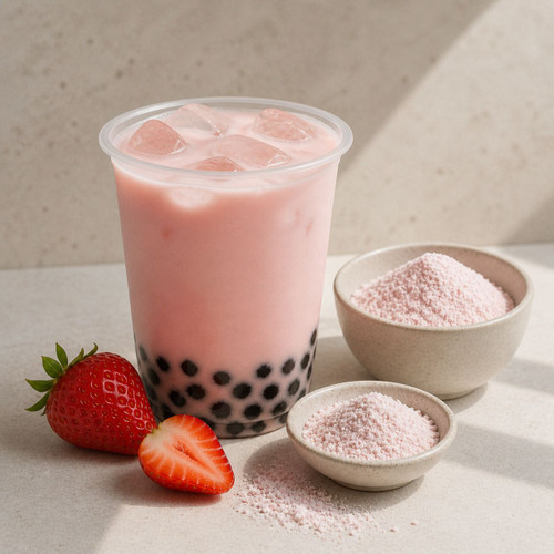 1kg STRAWBERRY Bubble Tea Powder