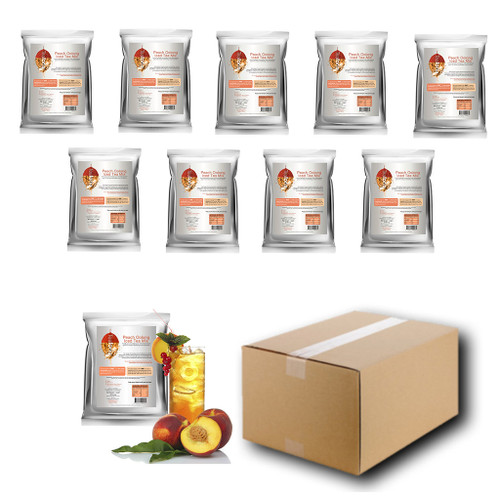 1kg PEACH (Oolong) Iced Tea Mix - Teaforia (1 Case = 10x1kg units)