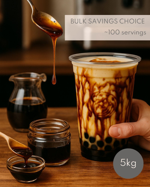TIGER BROWN SUGAR - Premium Syrup for Bubble Tea (5kg)