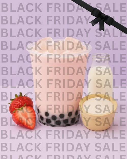 1kg Premium STRAWBERRY Bubble Tea Powder