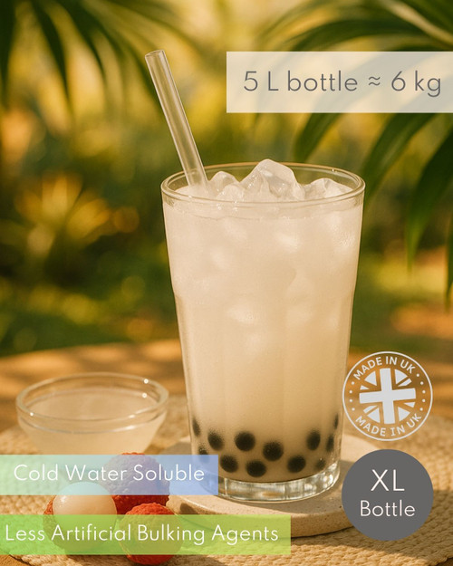 Lychee Syrup (5L) – For Bubble Tea, Cocktails, Mocktails, Smoothies & Desserts