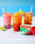 How to rim a bubble tea cup with chilli lime seasoning for iced tea mocktails and specialty drinks menu