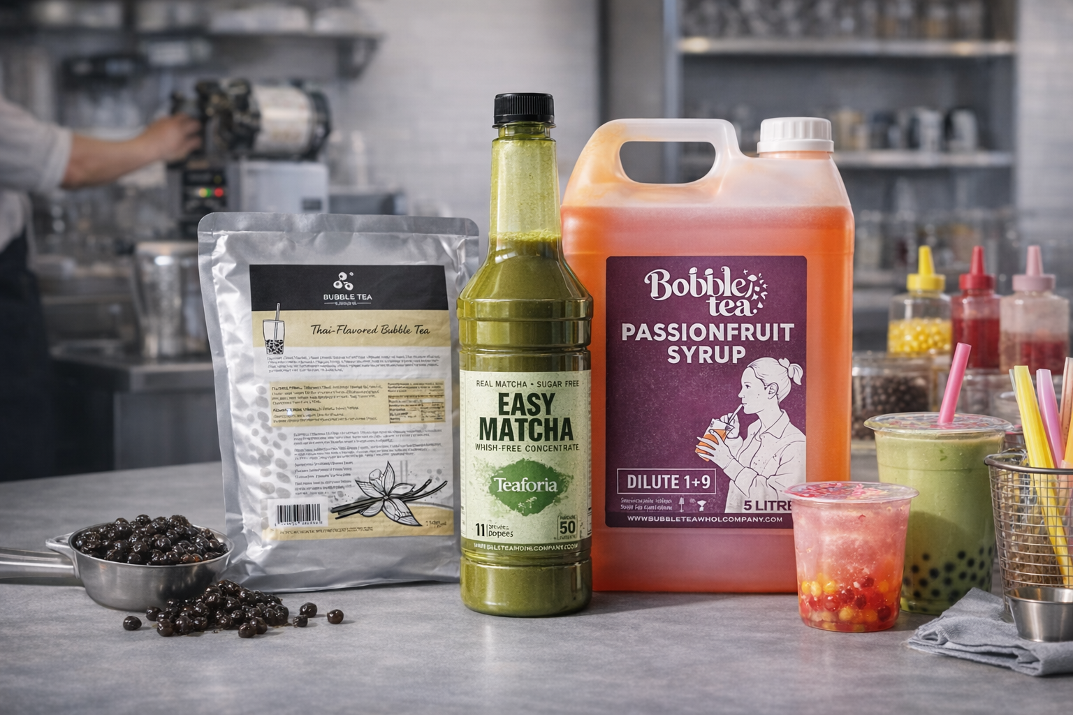 Bubble tea preparation and ingredients