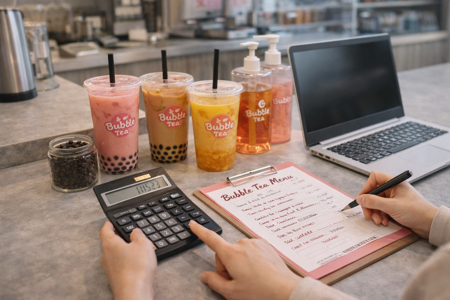 Bubble tea startup costs and planning