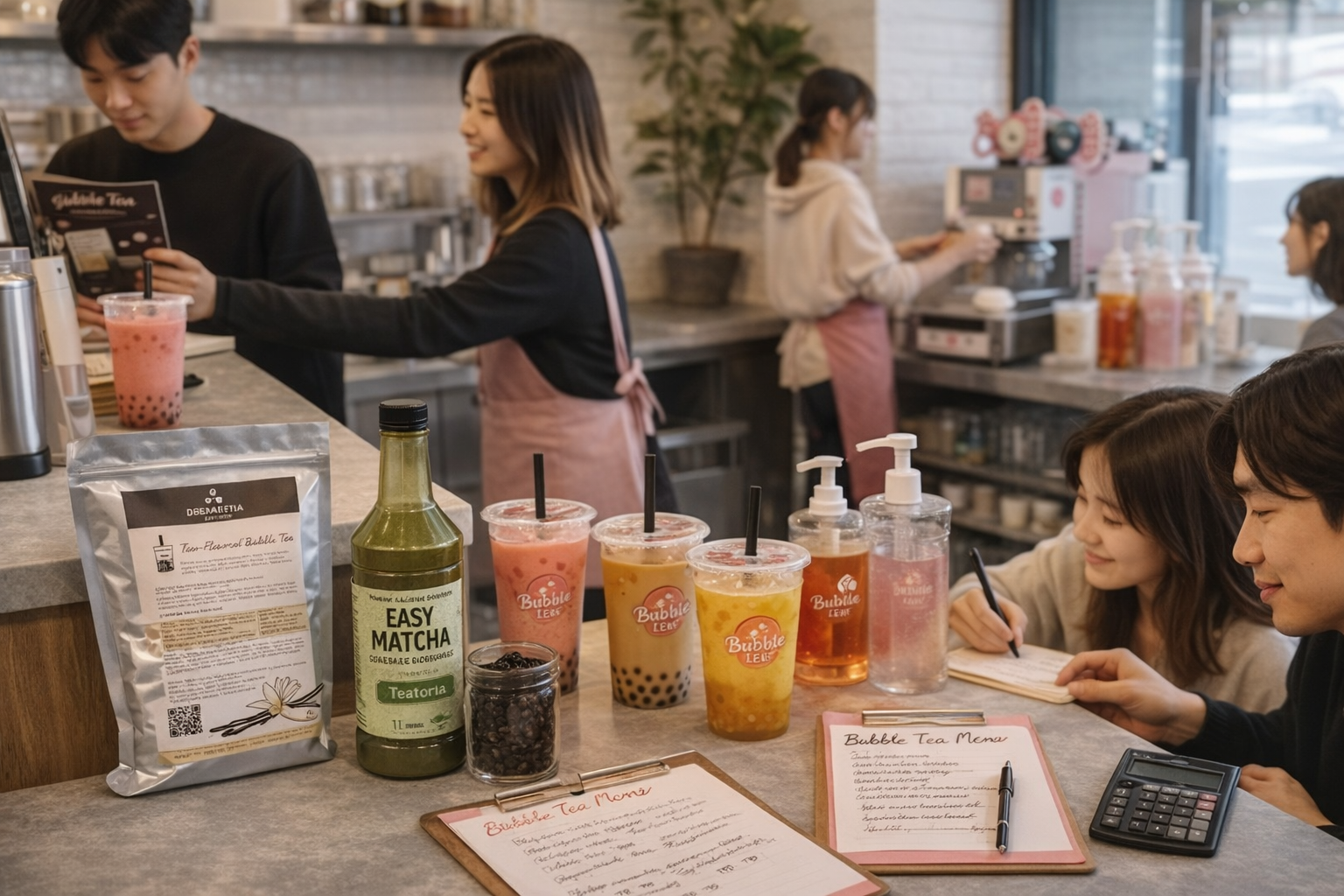 Planning a bubble tea business