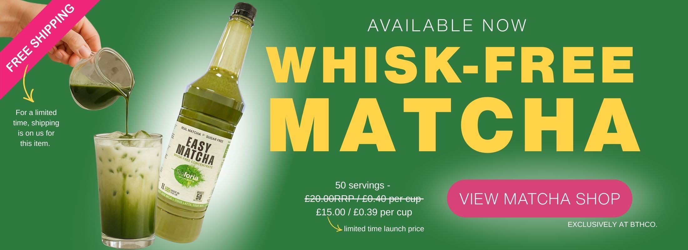 No More Matcha Powder No Whisk