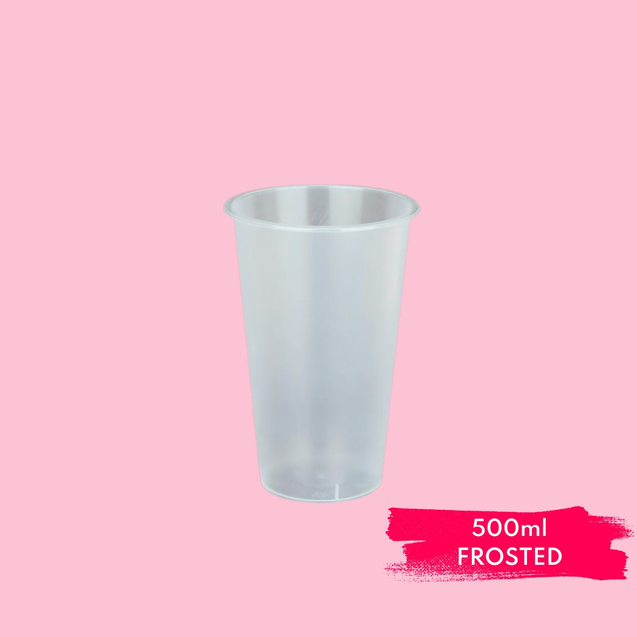 Plastic Clear Juice & Smoothie Cups 16oz (500cc)