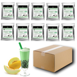 HONEYDEW MELON Bubble Tea Powder Case of 1kg with honeydew melon milk tea