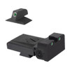 Kensight Kensight Target 1911 Sights Set Trijicon Tritium insert - Night Sights with Rounded Blade - 0.200 tall Front Sight - Fits LPA TRT  Sight Dovetail Cut