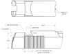 Kensight Kensight DAS 1911 Sights Adjustable Rear Combat Sight, Recessed Blade - Fits Novak LoMount  Sight Dovetail Cut