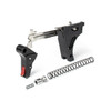 ZEV ZEV Pro Flat Face Trigger Drop-In Kit For Glock 1st-3rd Gen, 9Mm, Blk/Red