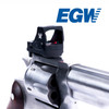 EGW Holosun K Series (fits Vortex Defender Series, Shield RMSC/RMS/SMS, Leupold DeltaPoint Pro) Mount for Ruger Revolver