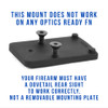 EGW Trijicon RMR / SRO, Holosun 407c / 507c Mount for FN FNS, FNX