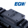 EGW Holosun K Series (fits Vortex Defender Series, Shield RMSC/RMS/SMS, Leupold DeltaPoint Pro) Picatinny Adapter