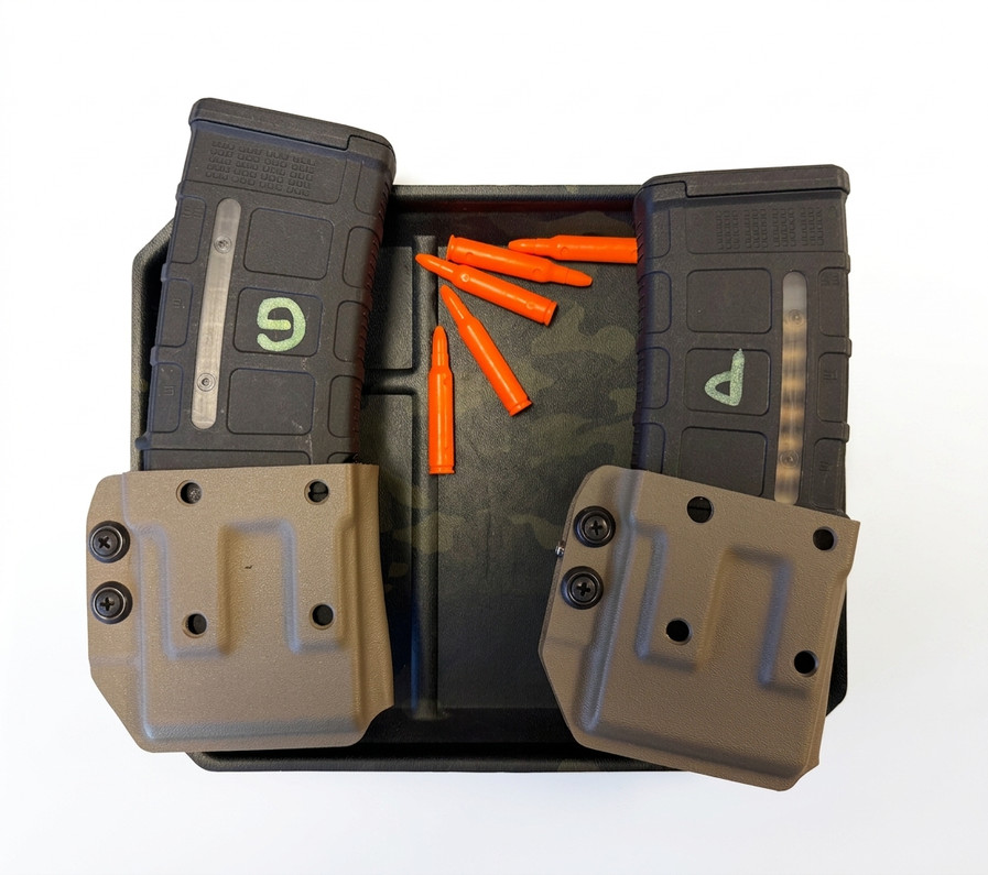 Customer Spotlight: Flat Dark Earth AR15 pouches headed down under & Multicam Black Tactical EDC Tray