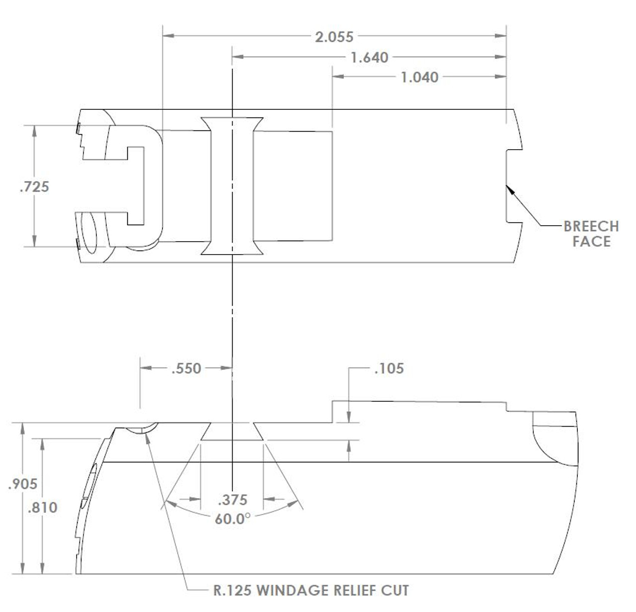 Kensight Kensight Target 1911 Sights Set Trijicon Tritium insert - Night Sights with Rounded Blade - 0.200 tall Front Sight - Fits LPA TRT  Sight Dovetail Cut