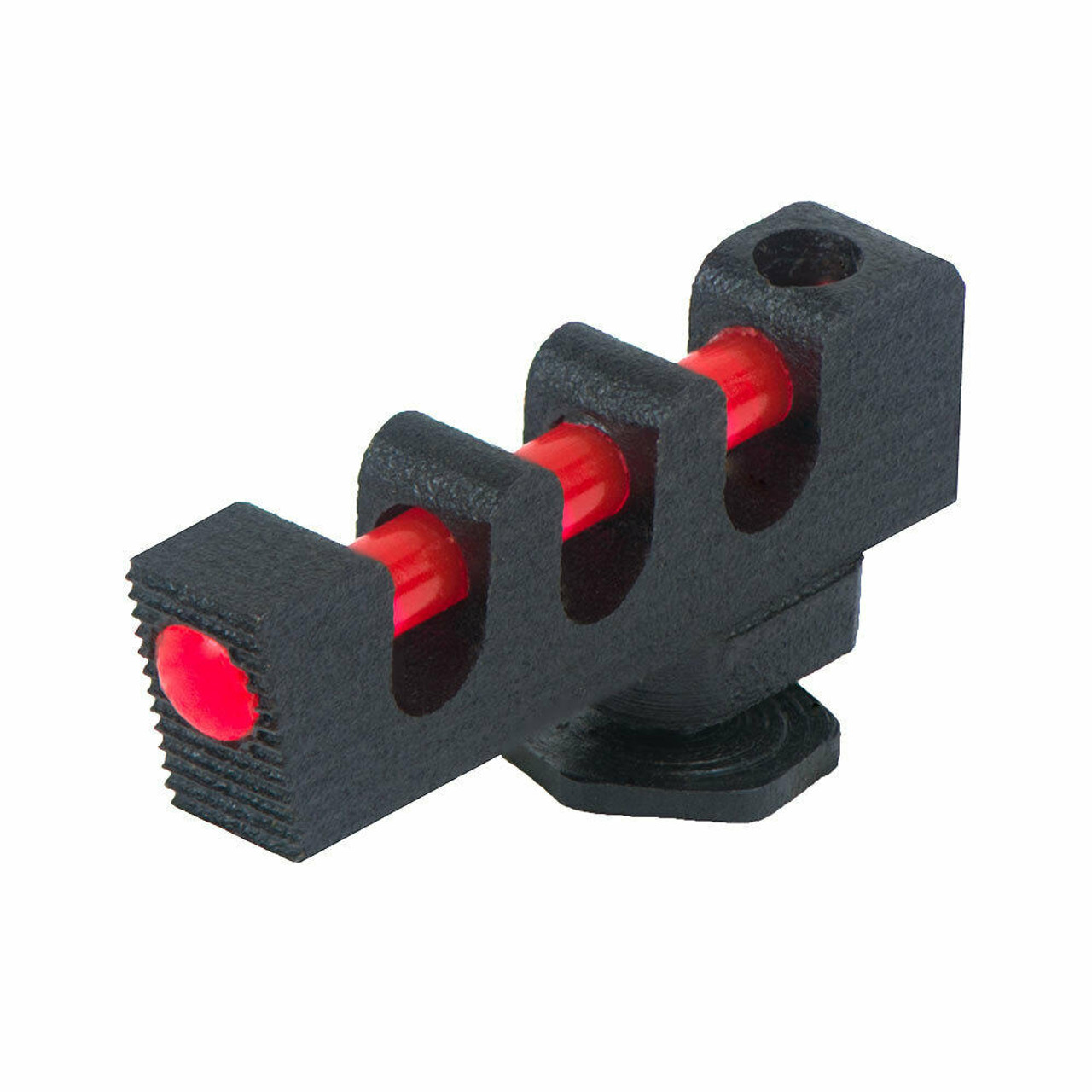 Kensight Kensight 0.180 serrated fiber optic front sight for Glock , red fiber optic insert