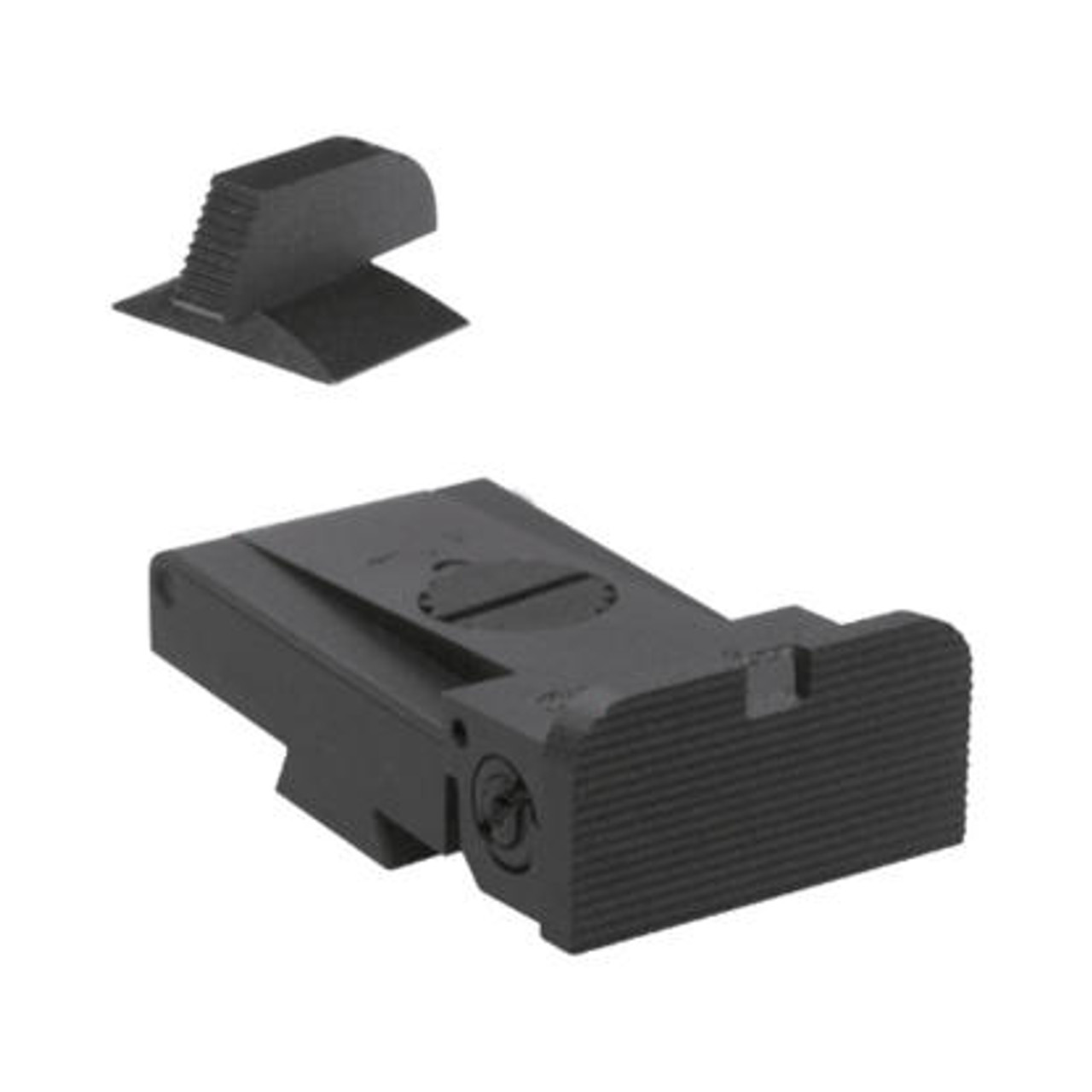 Kensight Kensight Target 1911 Sights Rear Sight with Rounded Blade - Fits LPA TRT  Sight Dovetail Cut