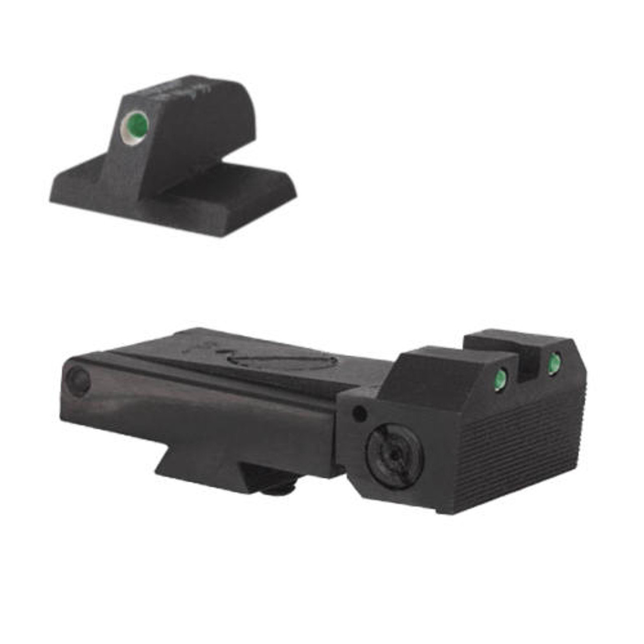 Kensight Kimber Adjustable Kensight Sight Trijicon Tritium insert - Night Sights - Rounded Blade