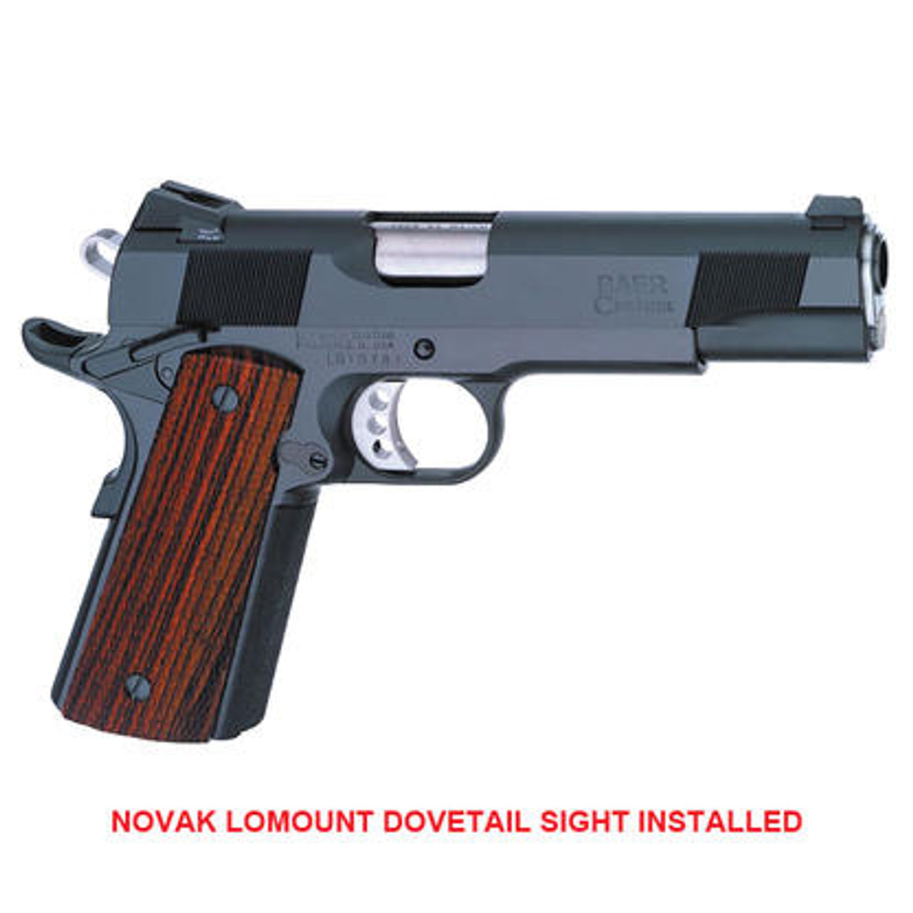 Kensight Kensight DAS 1911 Sights Adjustable Rear Combat Sight, Recessed Blade - Fits Novak LoMount  Sight Dovetail Cut