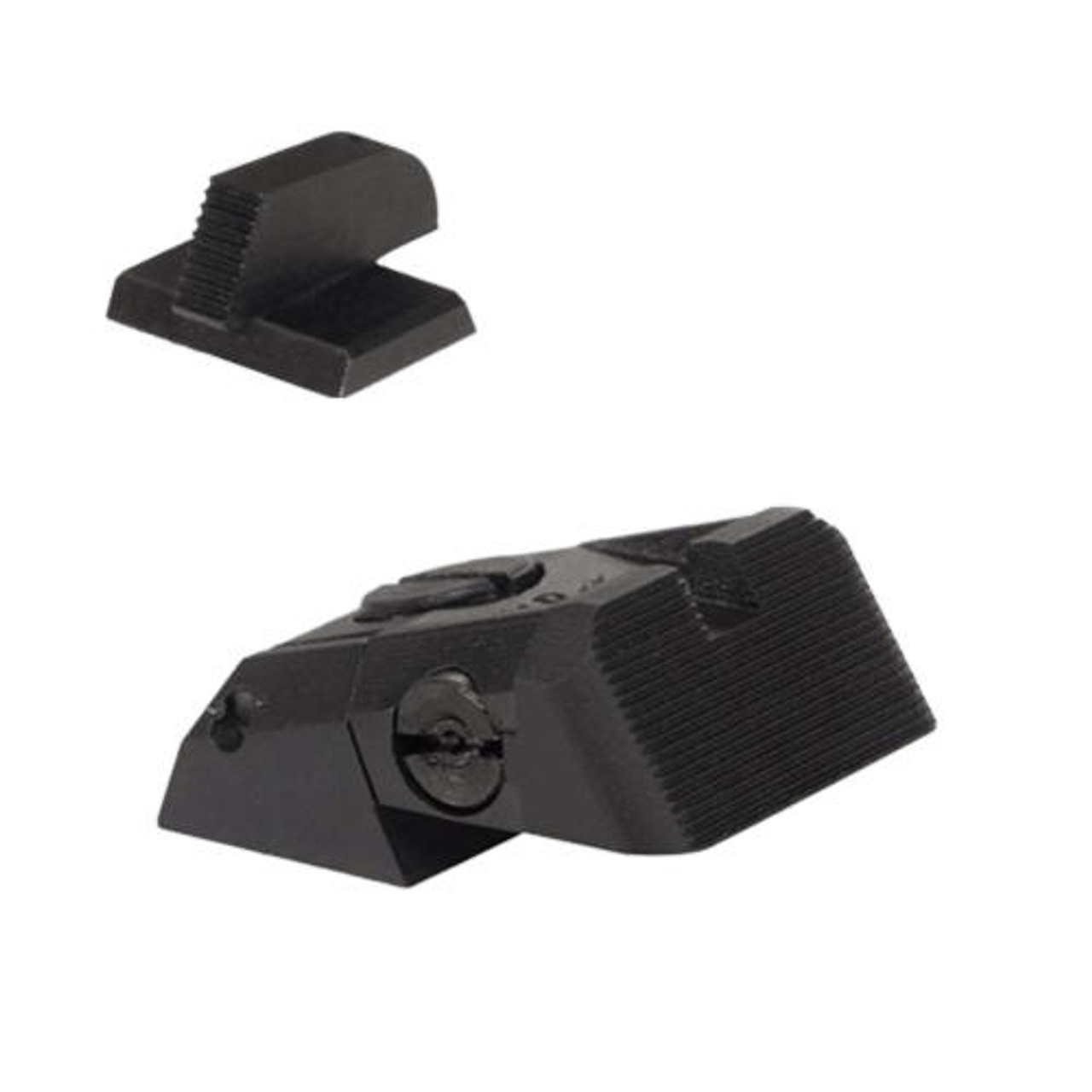 Kensight Kensight DAS 1911 Sights Fully Adjustable Rear Combat Sight, Serrated Blade - Fits Novak LoMount  Sight Dovetail Cut