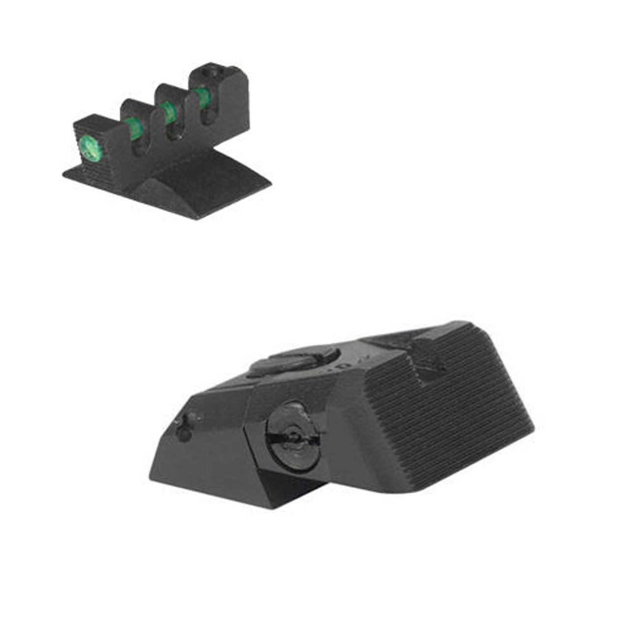 Kensight Kensight DAS 1911 Sights Fully Adjustable Rear Combat Sight, Serrated Blade - Fits Novak LoMount  Sight Dovetail Cut