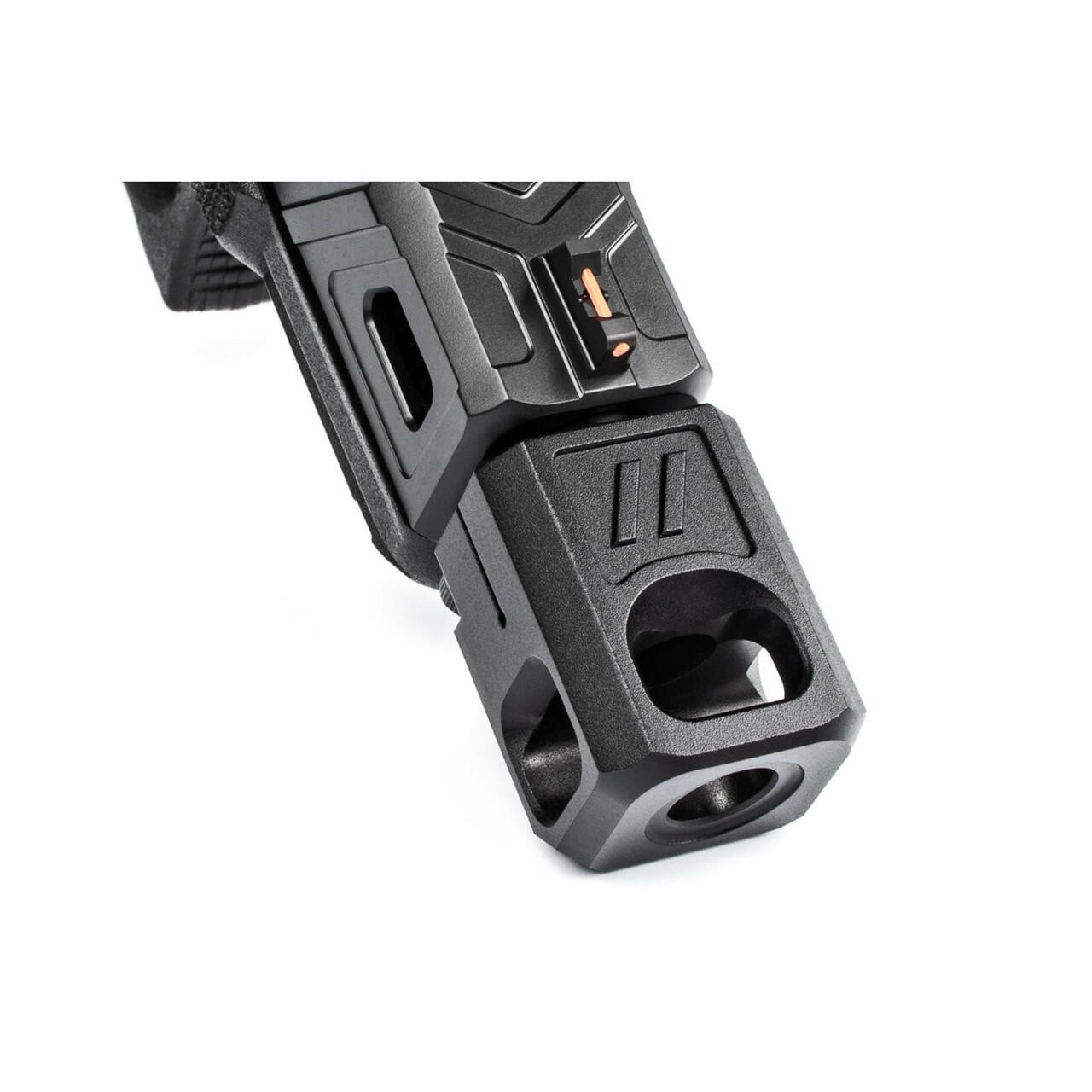 ZEV ZEV Pro Compensator V2, 1/2X28 Threading, 9Mm, Black