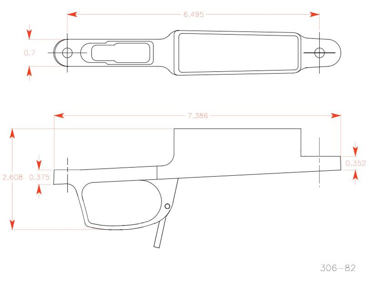 Badger Ordnance Badger Ordnance M5 Dbm Detachable Magazine Triggerguard - Short Action