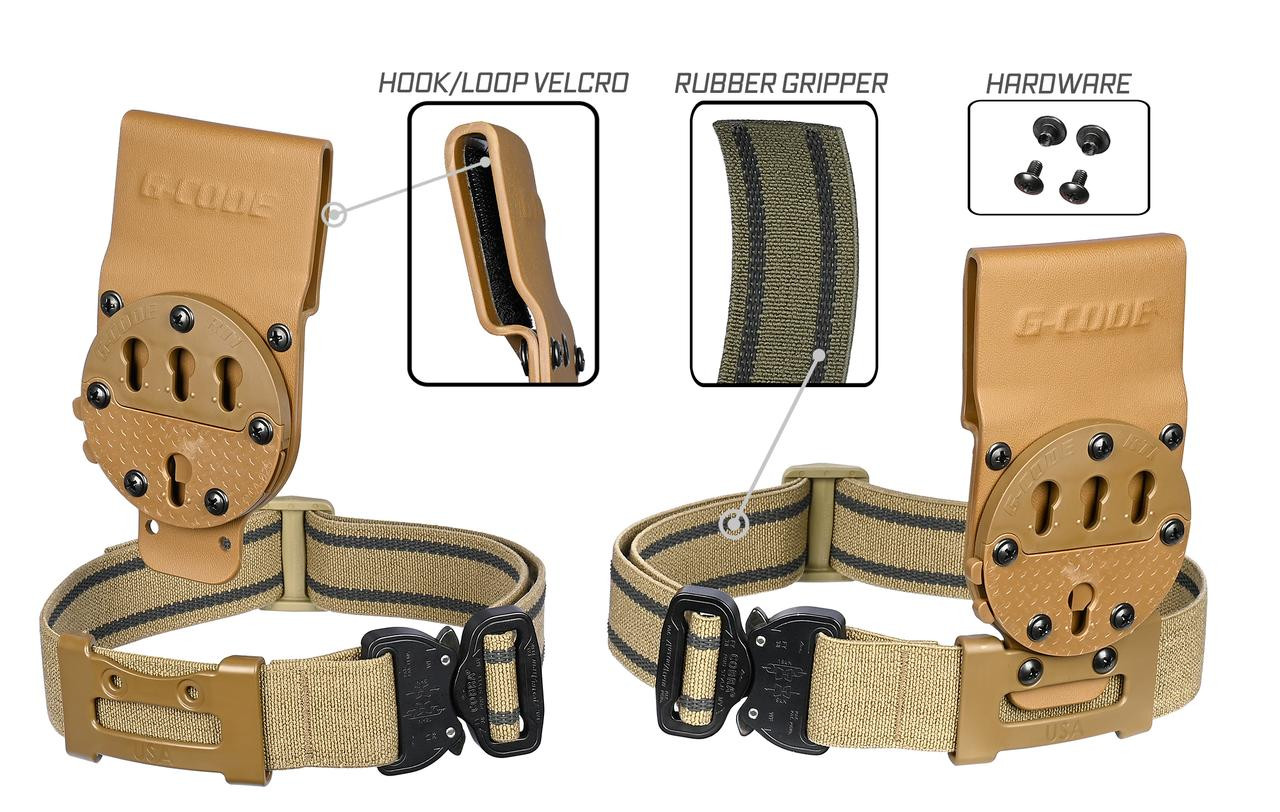 USGI G-Code RTI Pistol Holster Mount Adaptor w/ Drop Leg Shroud GA-0025  COYOTE - Centex Tactical Gear