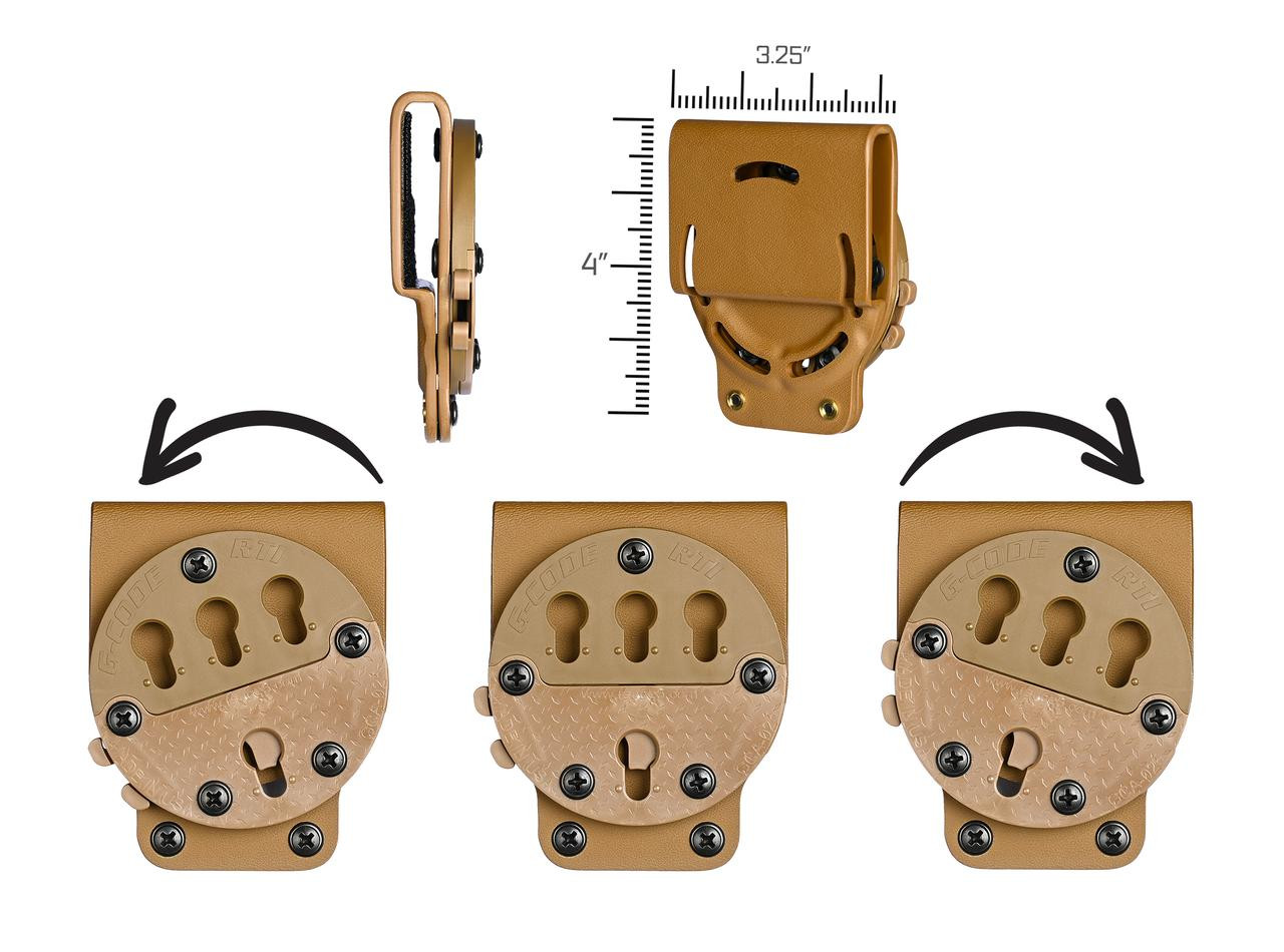 G-CODE GCA90 - RTI Rotating Tactical Belt Mount