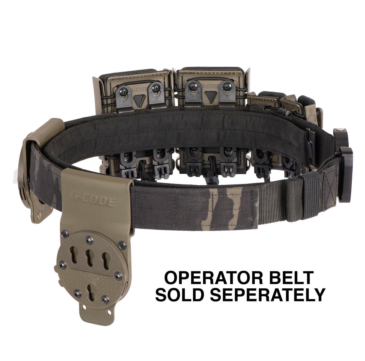 G-Code Contact Series Operator Belt Cobra Buckle with Coyote Belt