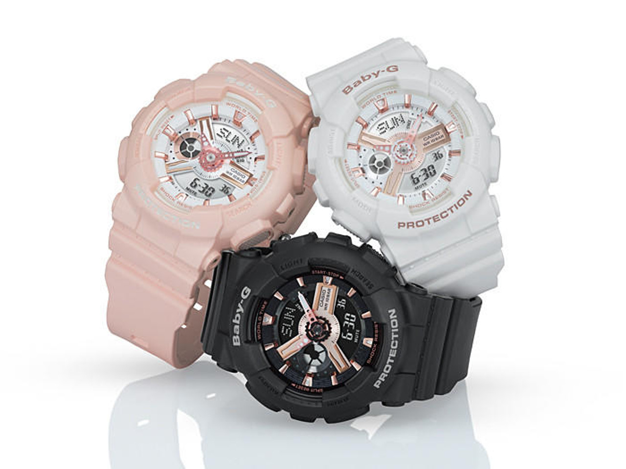 CASIO G-SHOCK BABY-G Ana-Digi 3D BA-110RG-1ACR