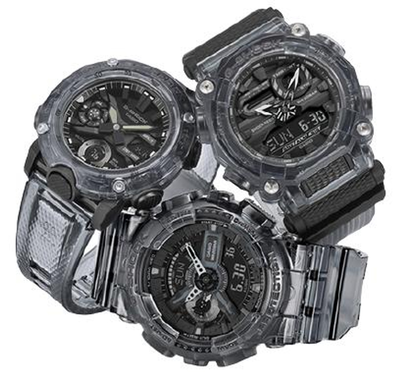 G-SHOCK G-CARBON ANA-DIGI 'SKELETON' GA-2000SKE-8A