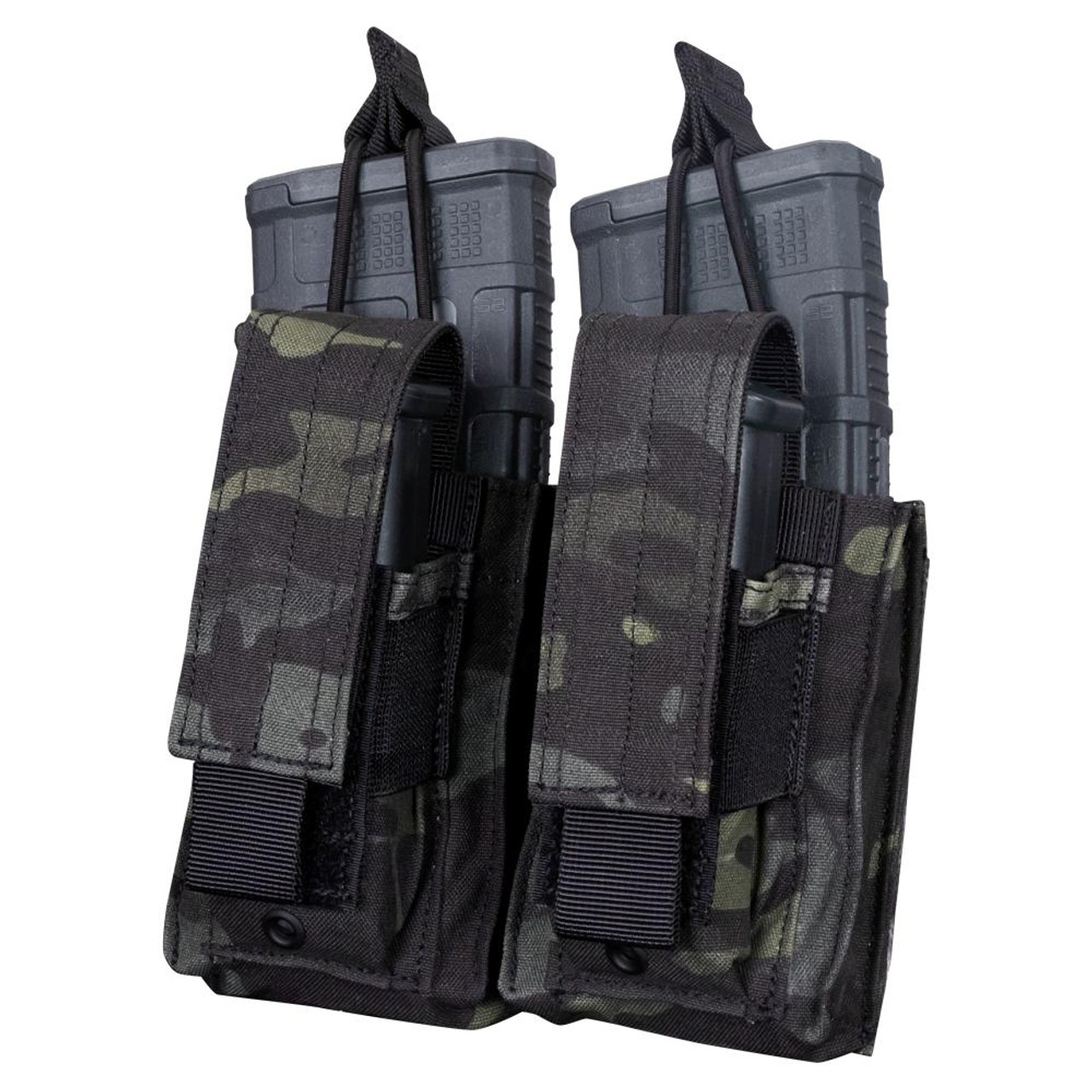 Condor Double Kangaroo Mag Pouch Gen II - Multicam Black 