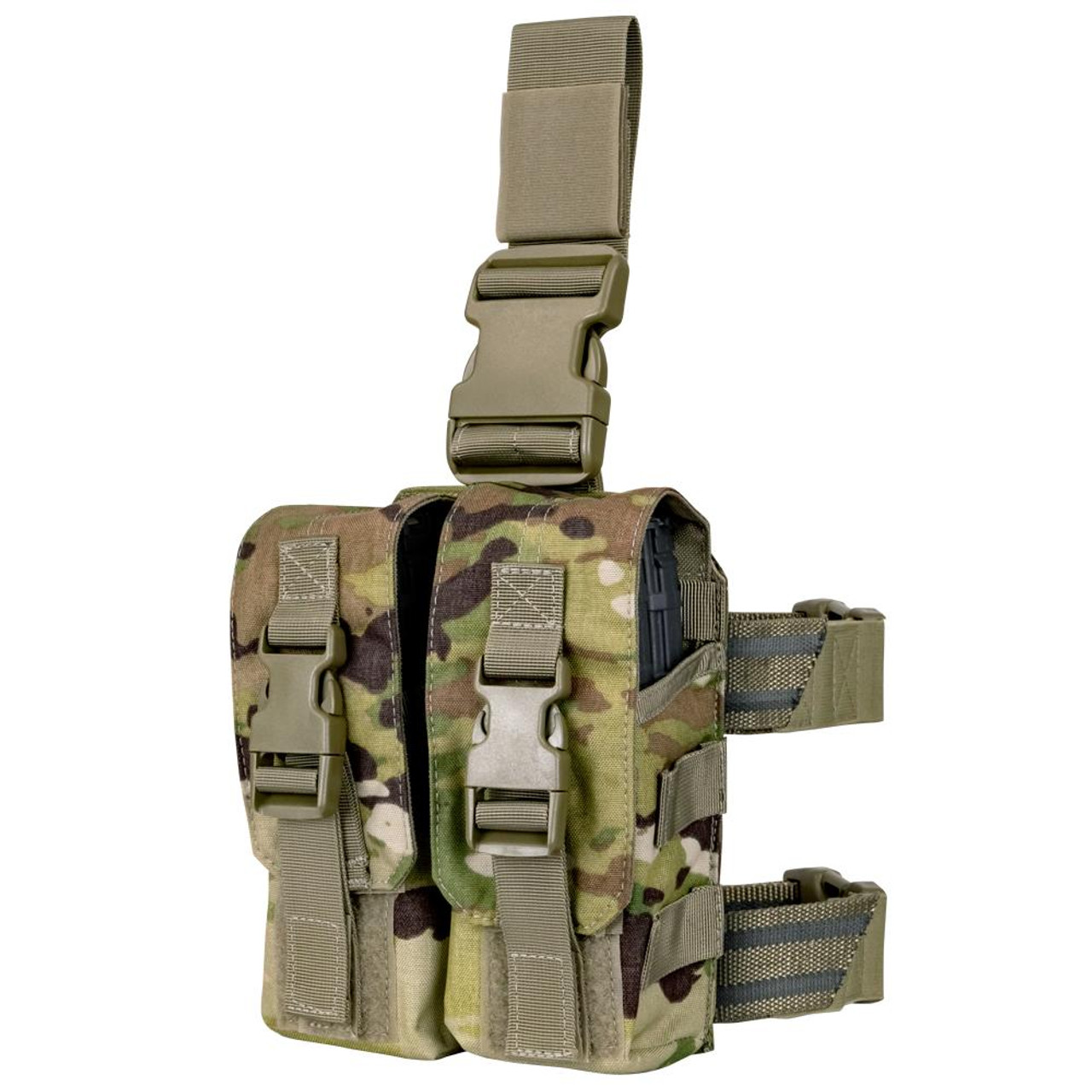 Condor Drop Leg M4 Mag Pouch - Scorpion OCP