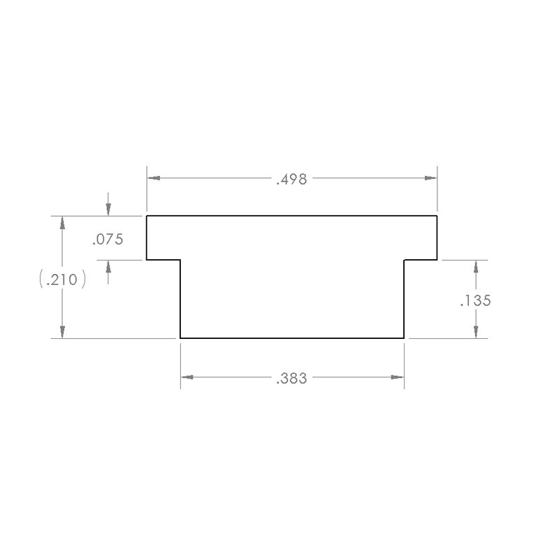 Rail Anschutz Pour Tir Sportif - Longueur 392 Mm, Largeur 2,2 Cm - Aluminium - Neuf