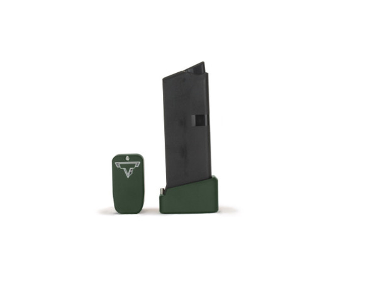 Taran Tactical Innovations +1 Base Pad For Glock 43 9MM OEM Magazines GBP43