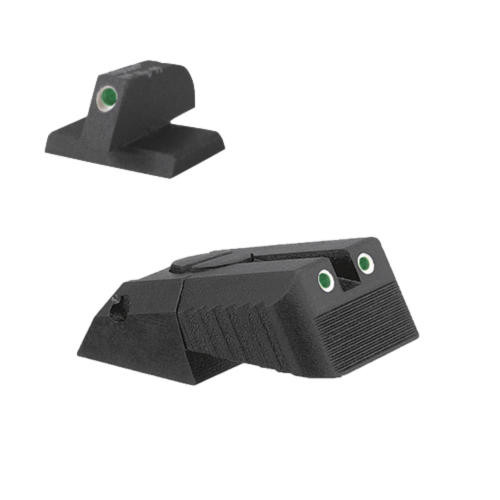 Kensight Kensight DAS 1911 Sights Defense Novak Adjustable Rear Sight Set Tritium insert - Night Sights Serrated Blade - 0.200 Front Sight